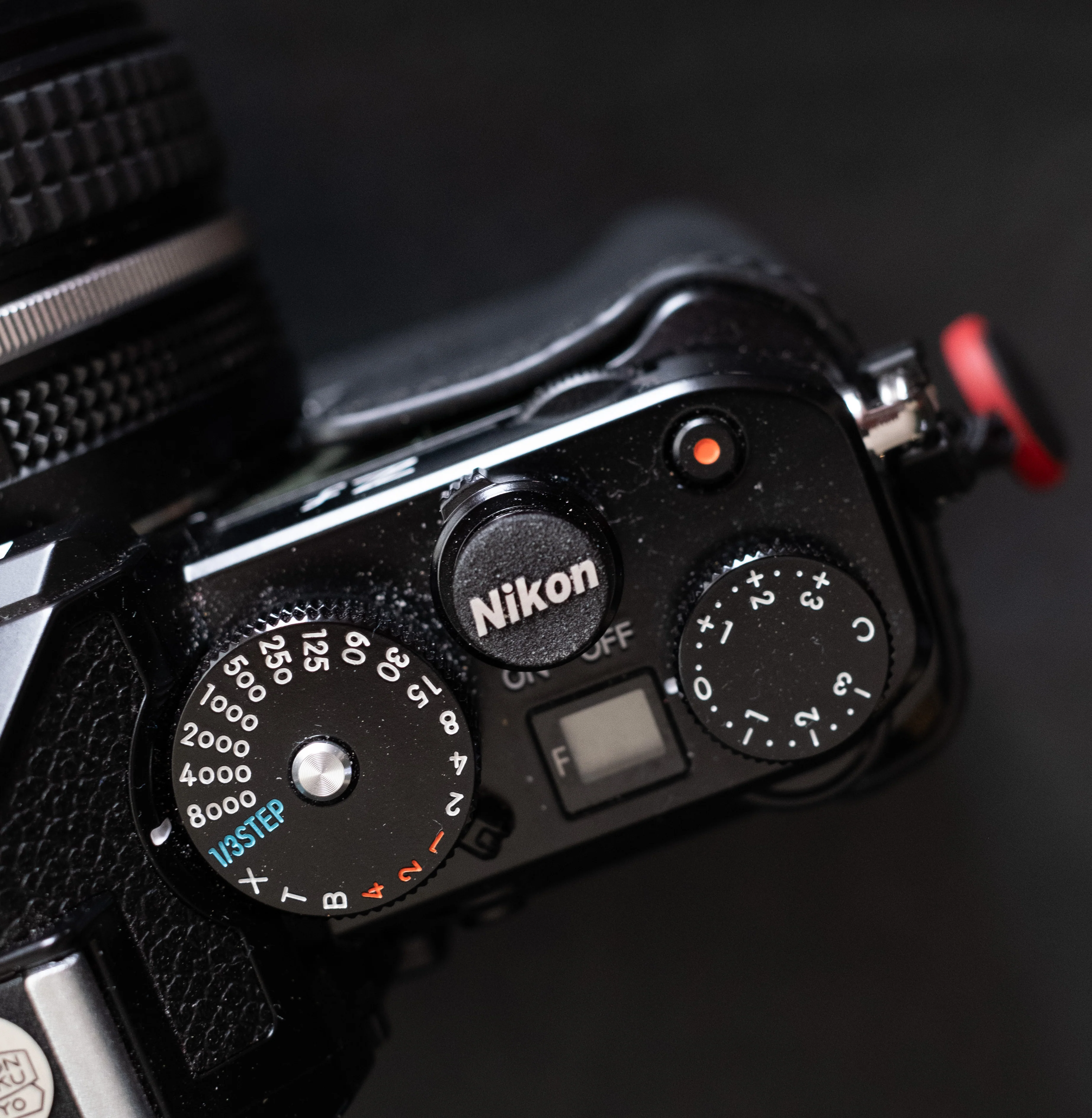 Black Nikon Soft Release Button