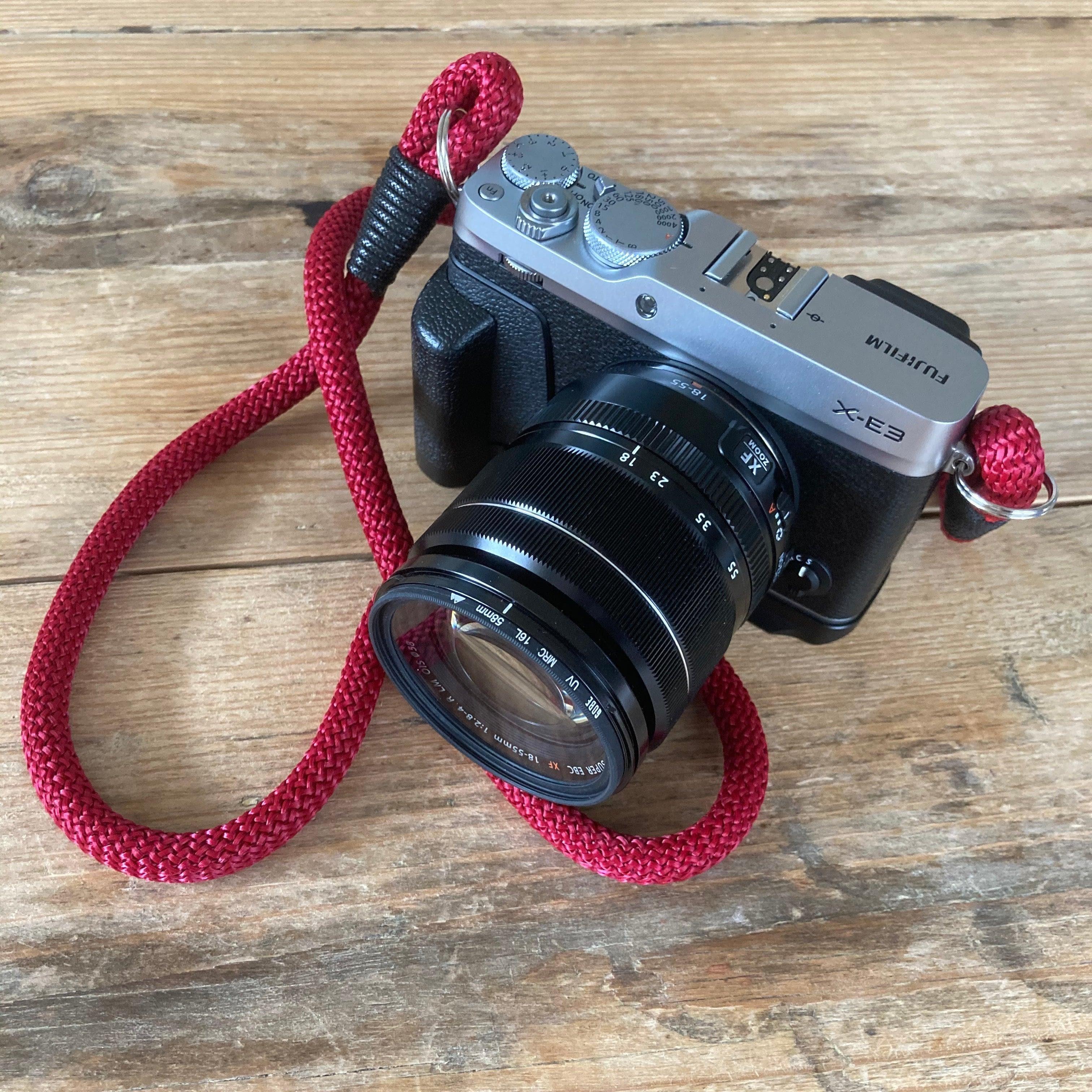 Burgundy Acrylic Camera Strap - Image 2