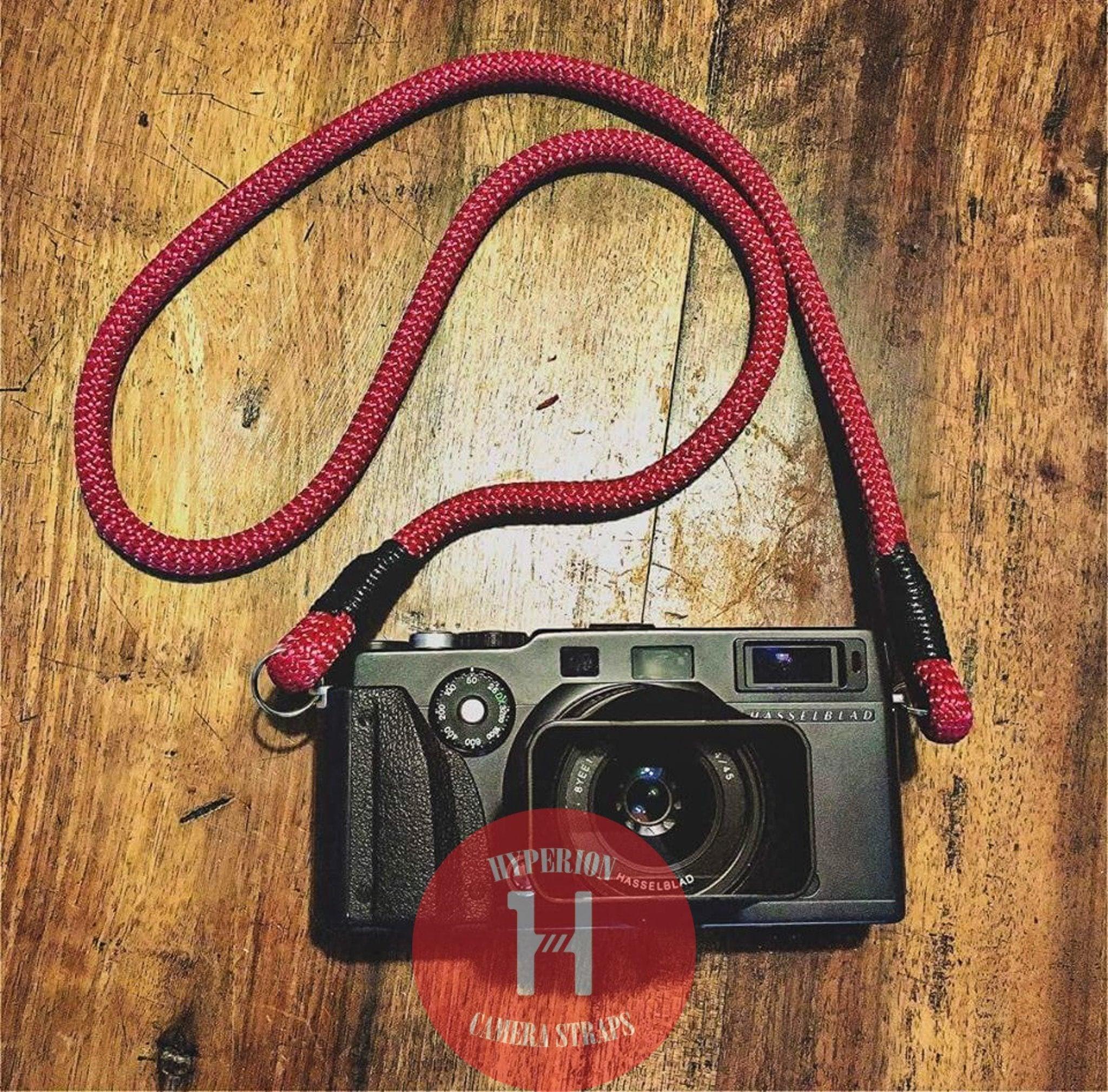 Burgundy Acrylic Camera Strap - Image 5