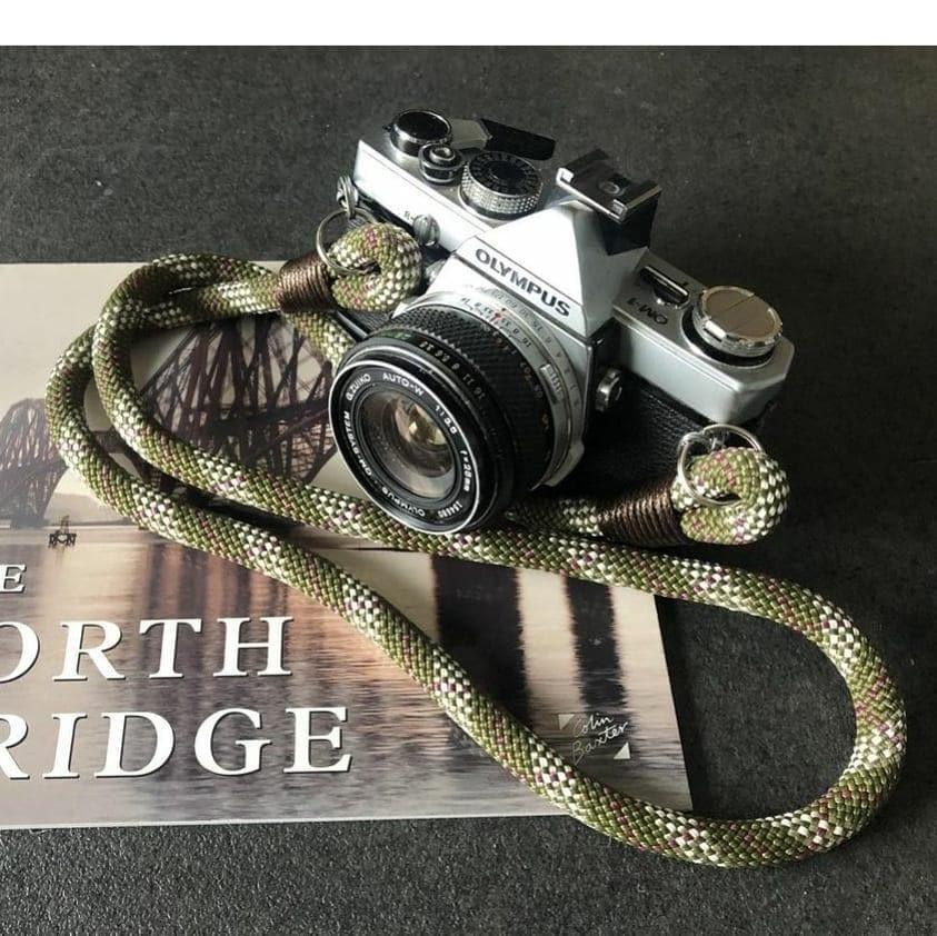 Tartan Olive Camera Strap - Image 2