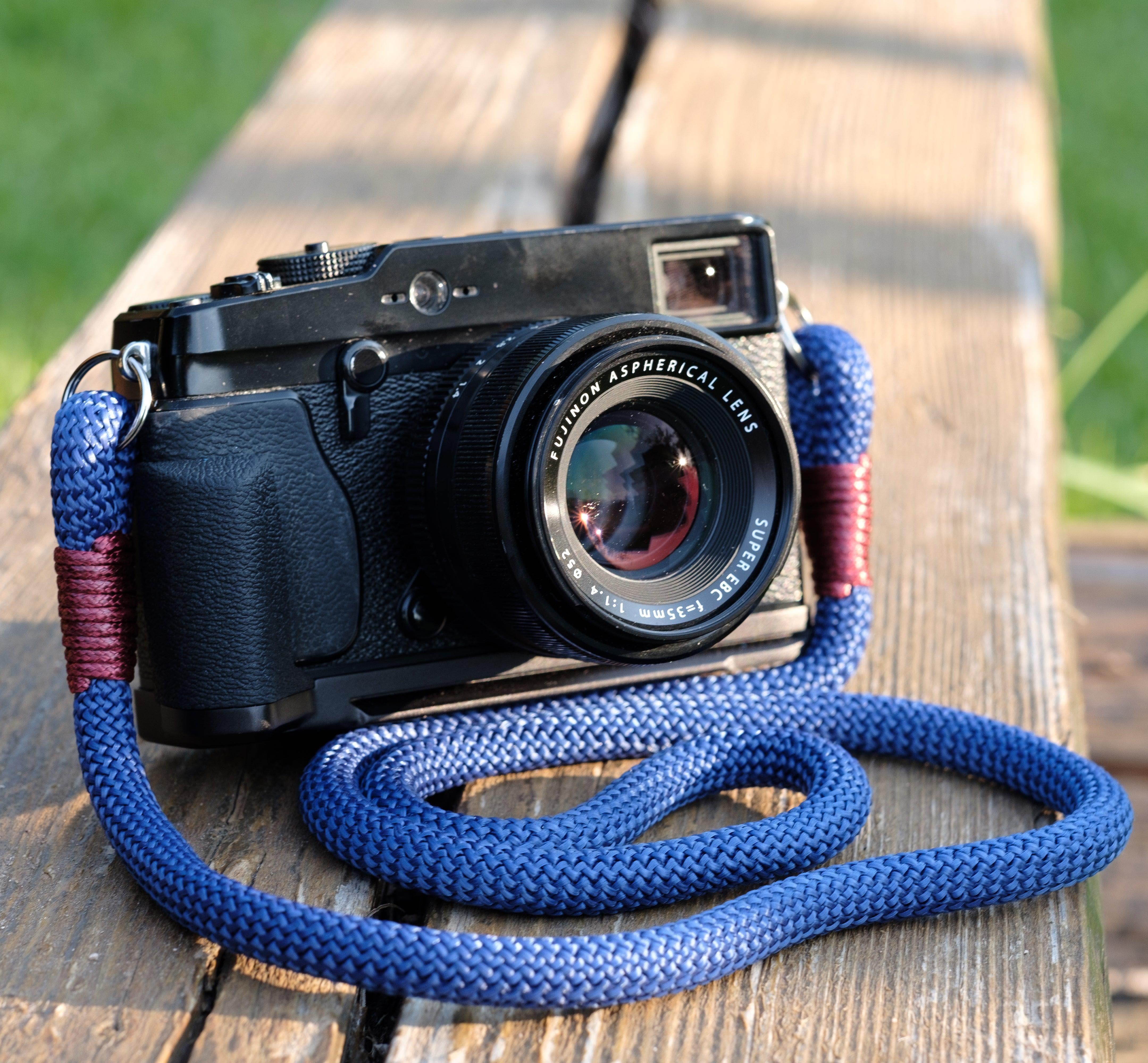 Cobalt Blue Acrylic Camera Strap