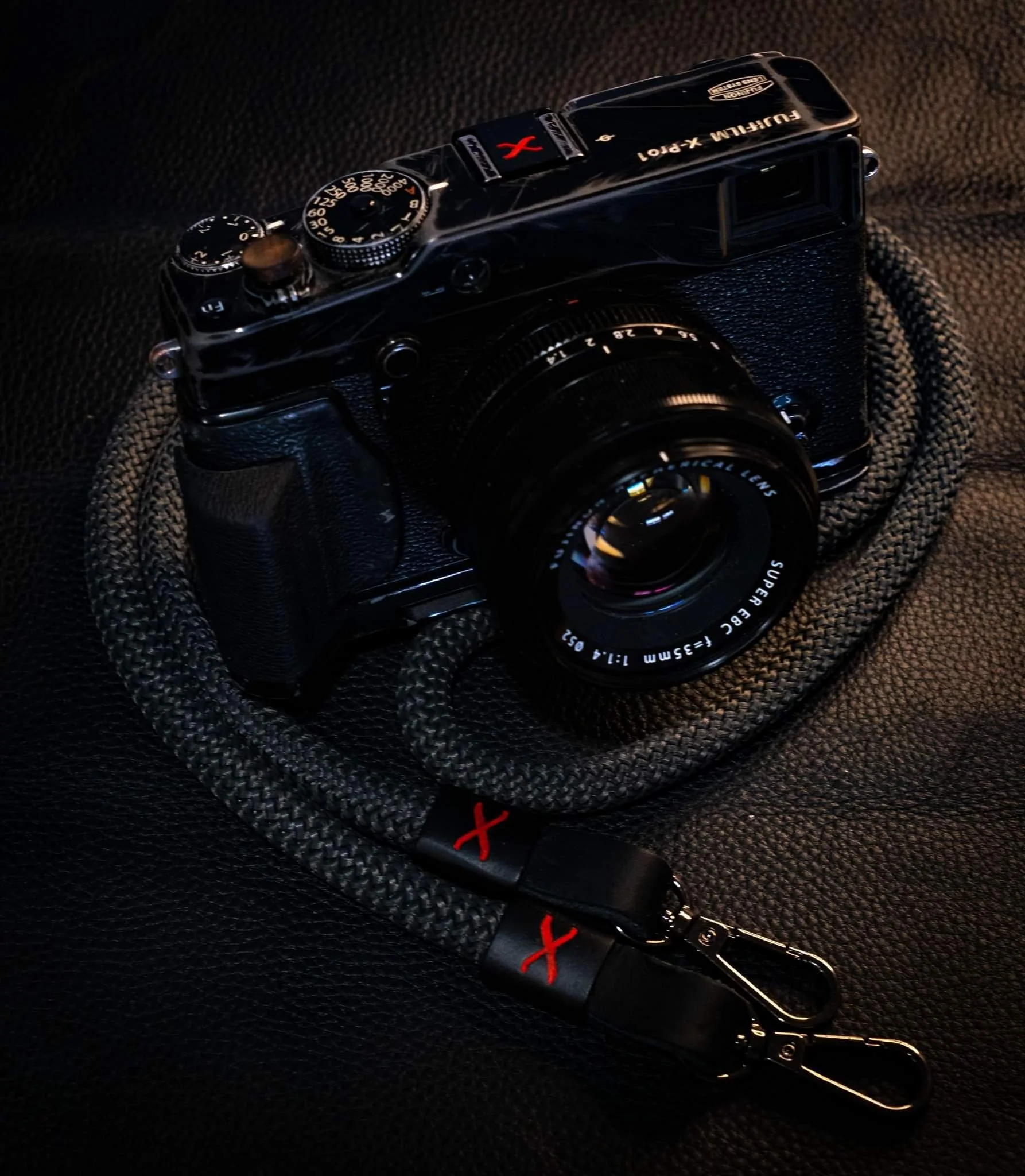 Personalized Black/Red X Straps - Image 3
