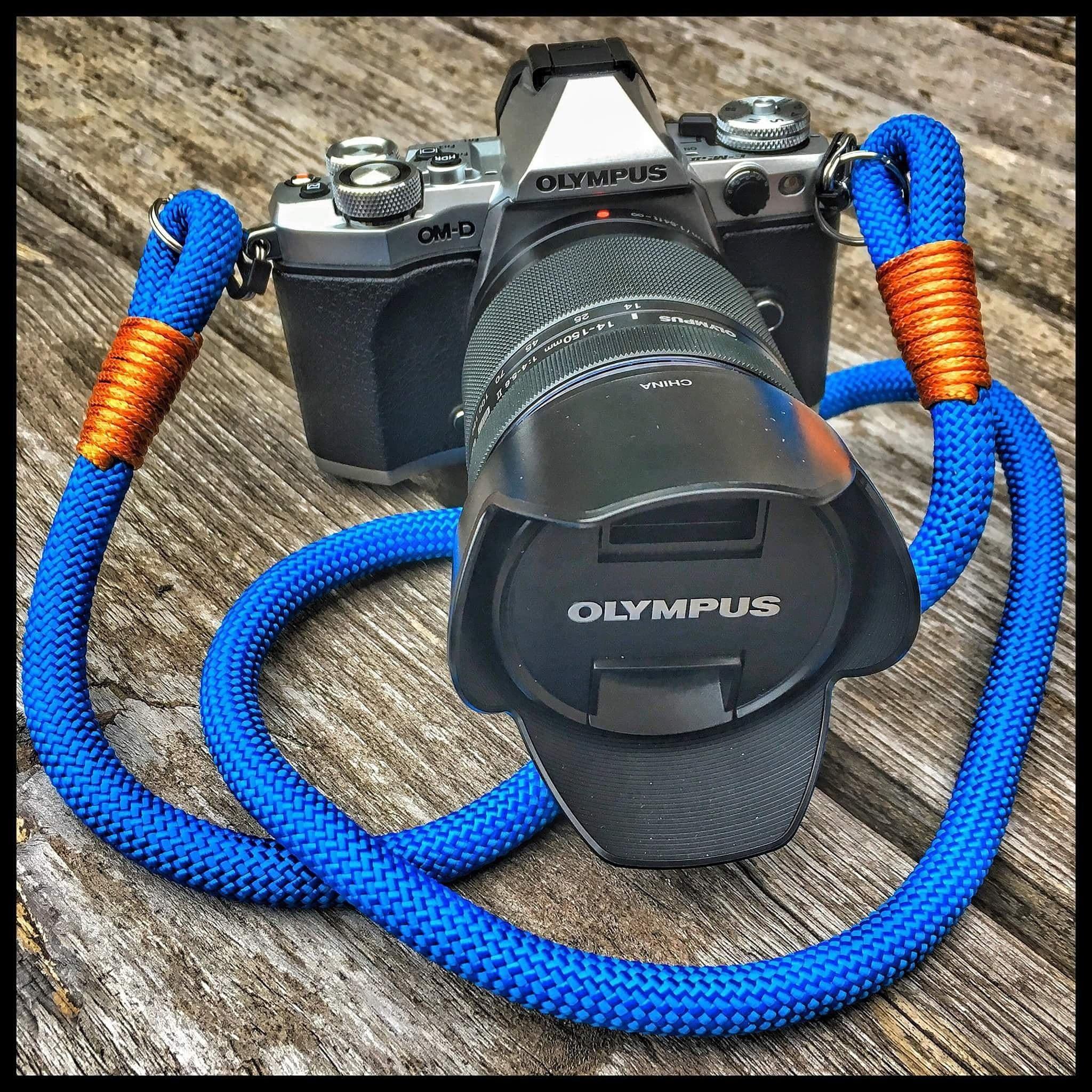 Electric Blue Acrylic Camera Strap - Image 2