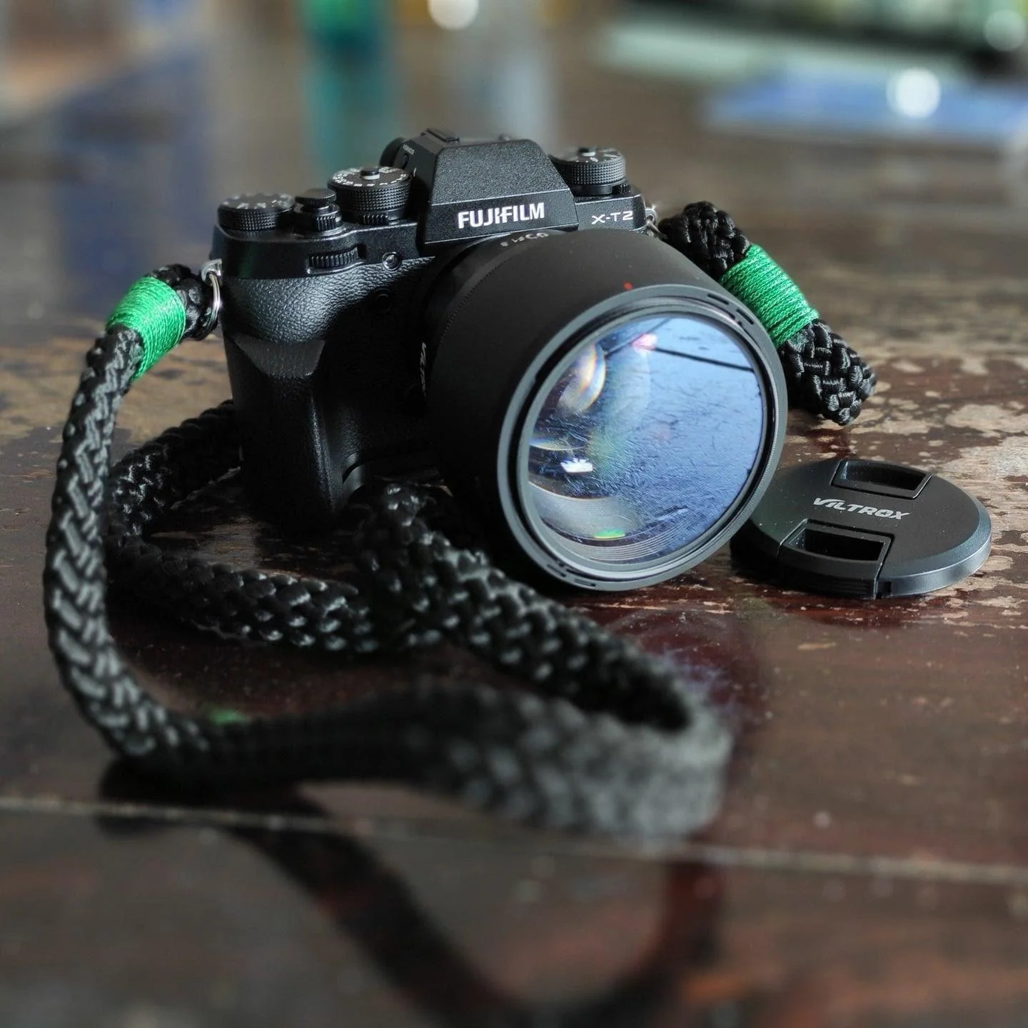 Flat Black Acrylic Camera Strap - Image 3
