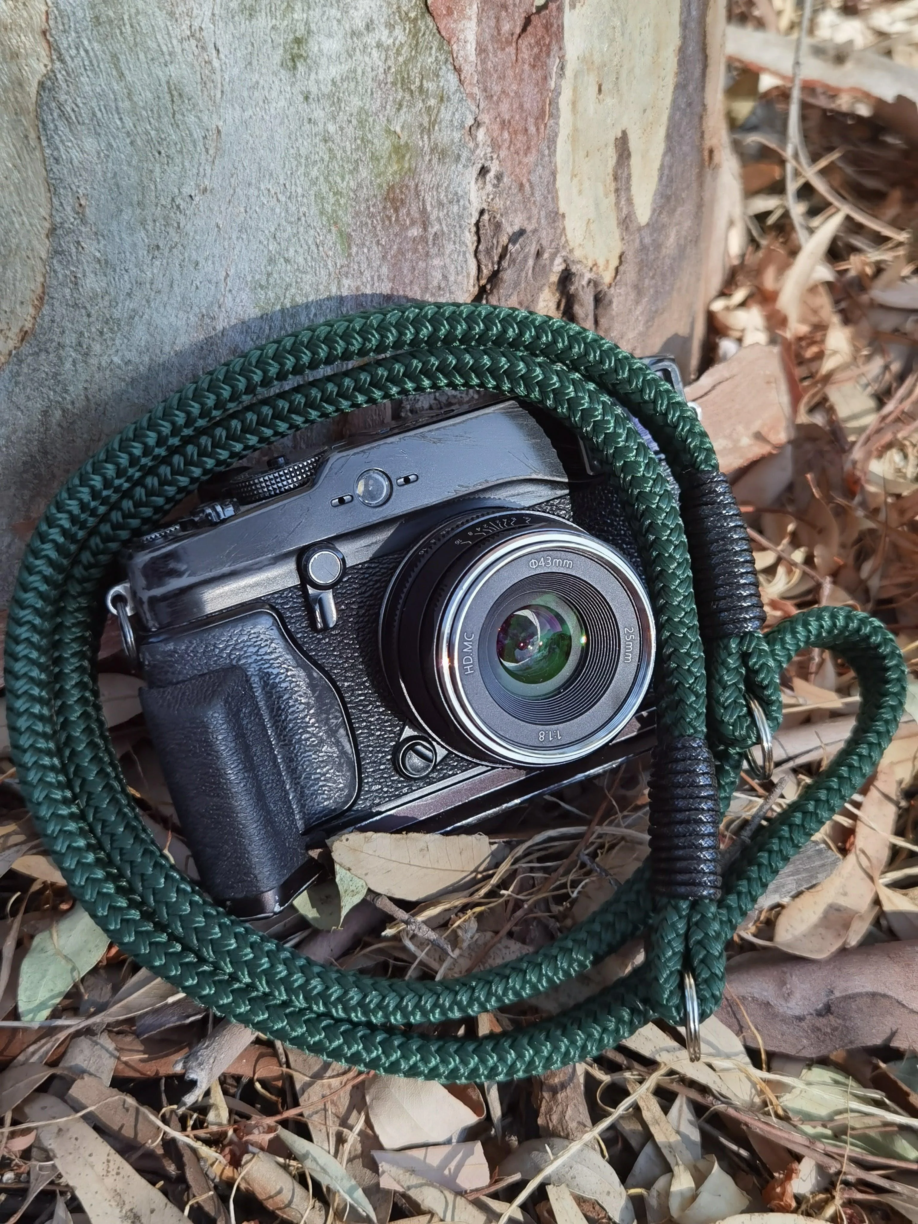 Flat Forest Green Acrylic Camera Strap SE - Image 2