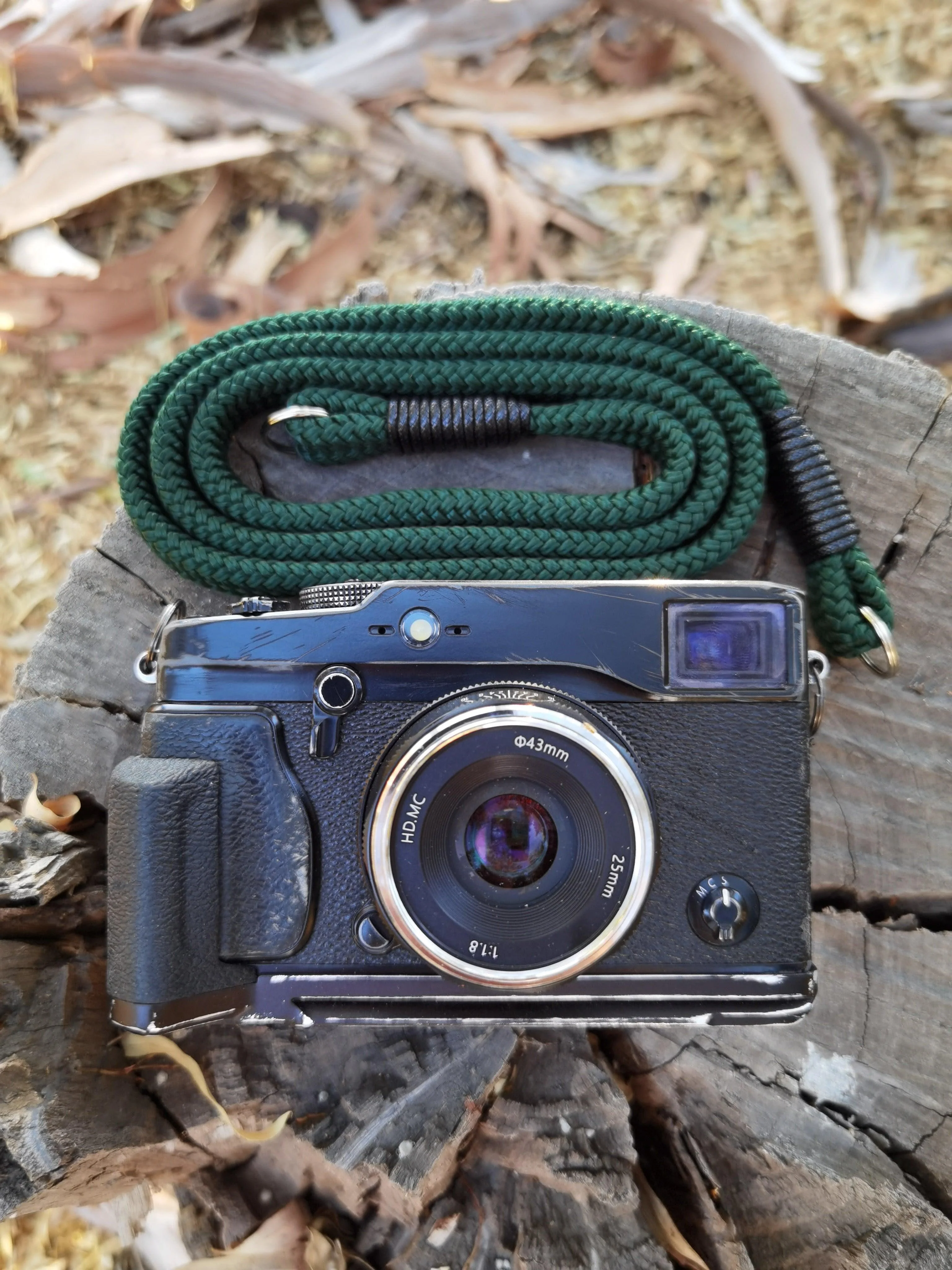 Flat Forest Green Acrylic Camera Strap SE - Image 3
