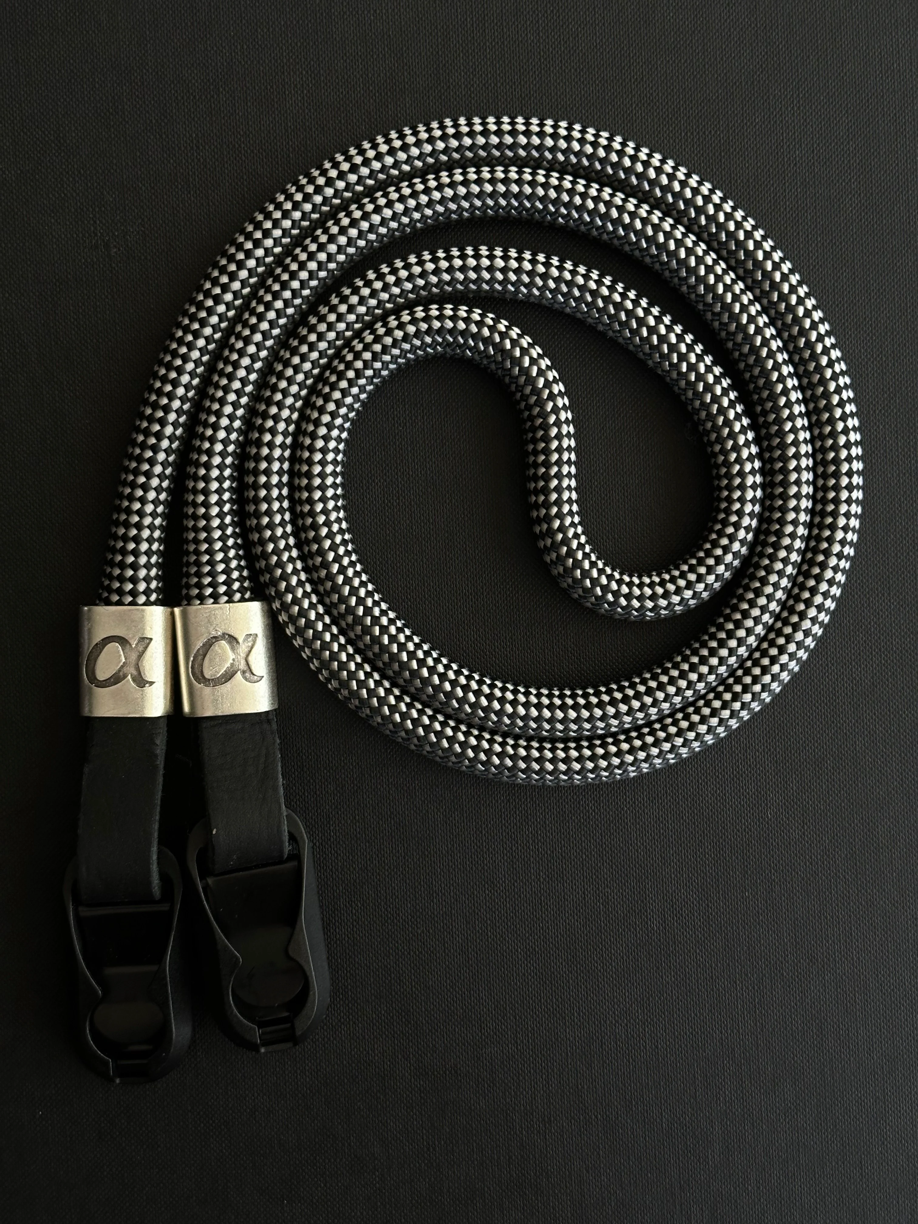 Personalized Silver Alpha Straps