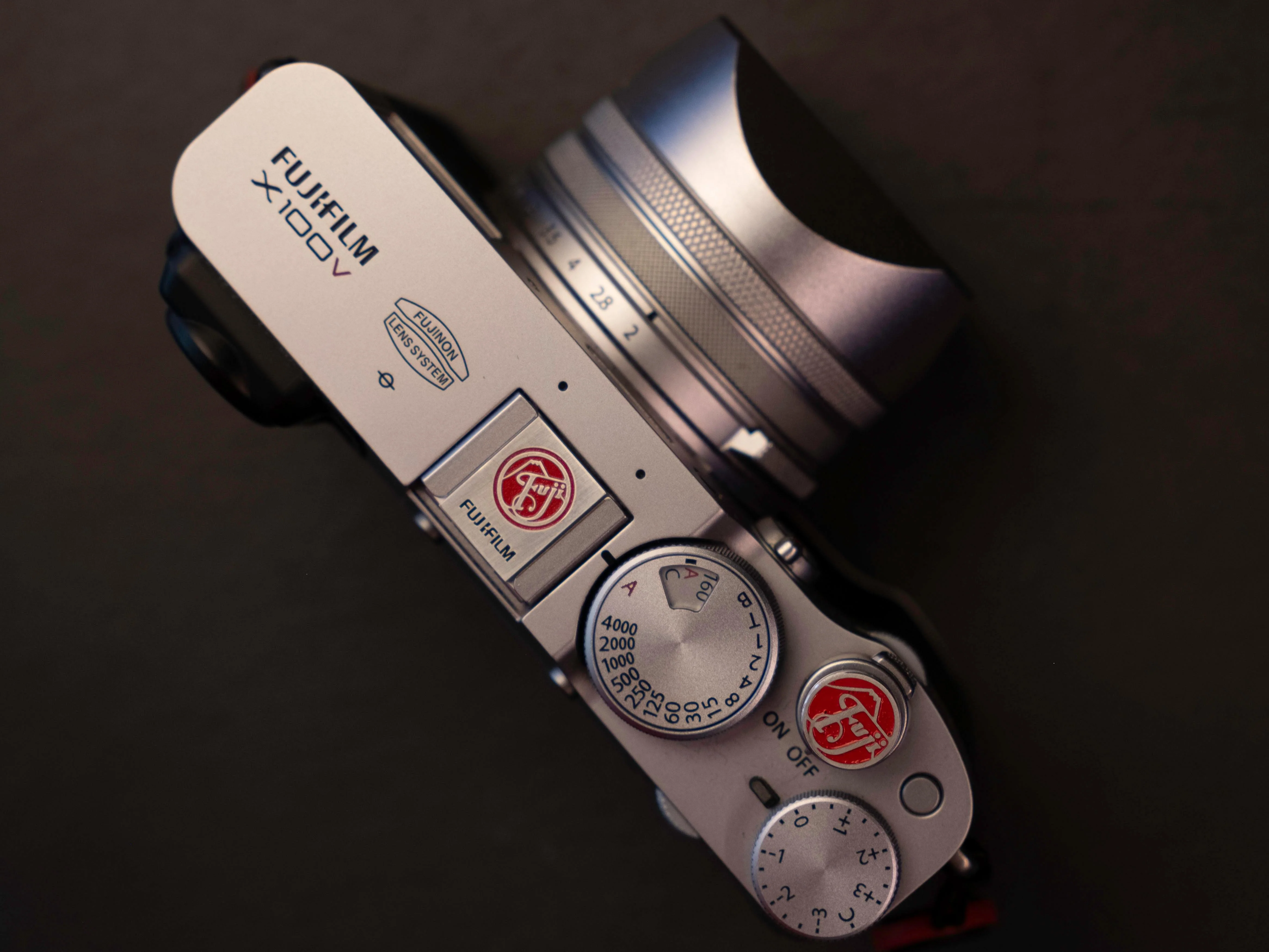 Silver Red Fuji Soft Release Button - Image 2