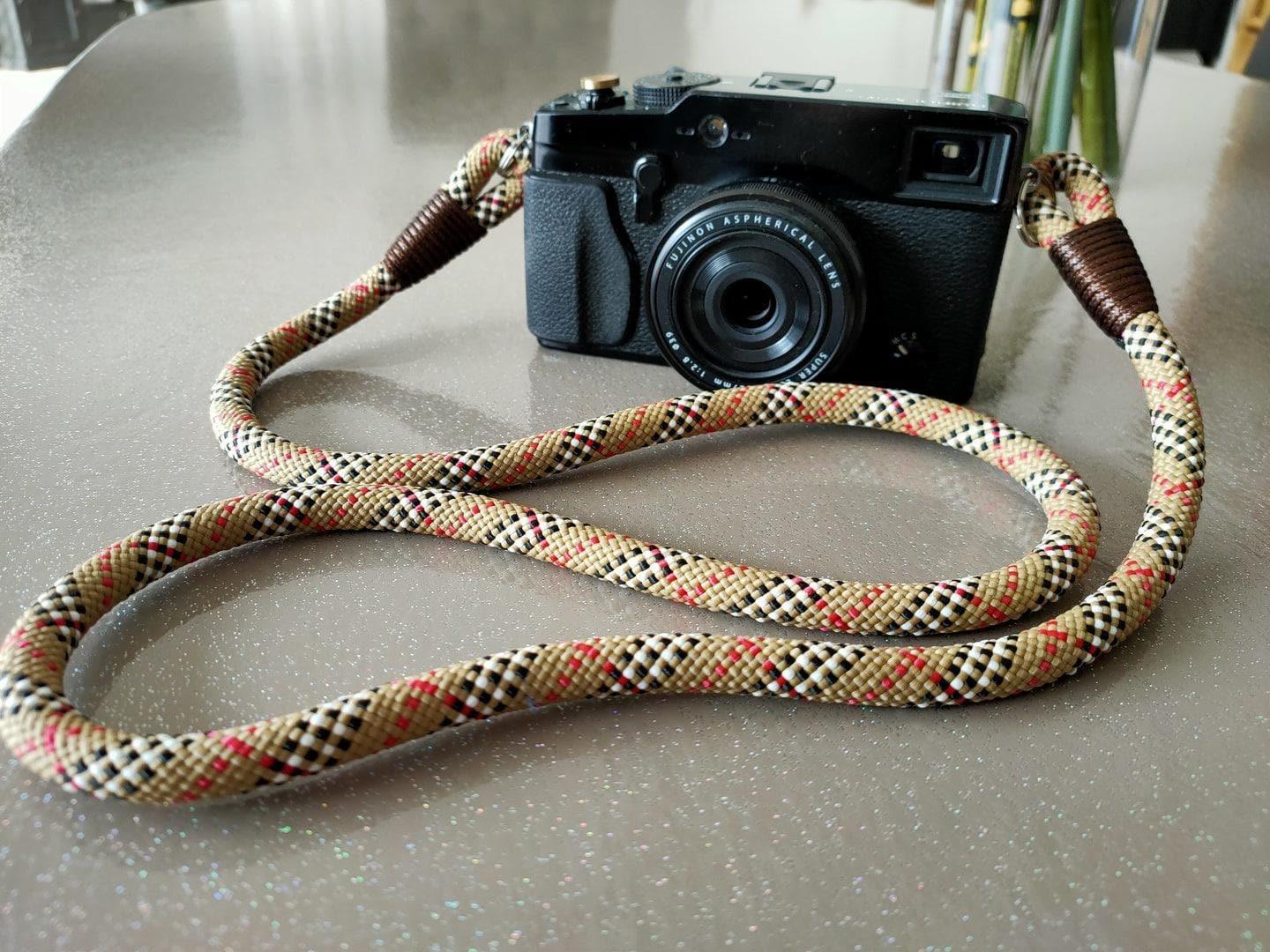 Tartan Beige Camera Strap - Image 3