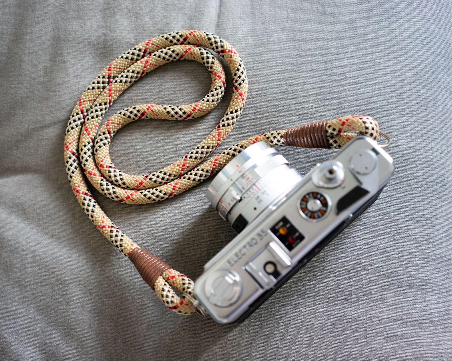 Tartan Beige Camera Strap - Image 4